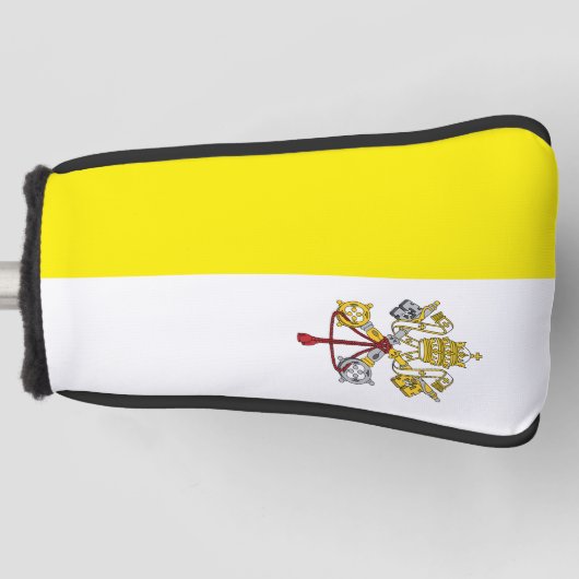 Vlag van Vaticaanstad Golfheadcover (Voorkant)