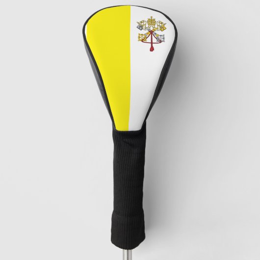 Vlag van Vaticaanstad Golfheadcover (Voorkant)