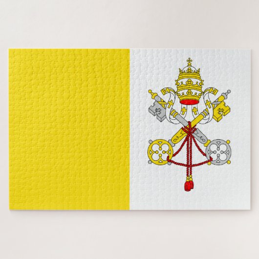 Vlag van Vaticaanstad Legpuzzel (Horizontaal)