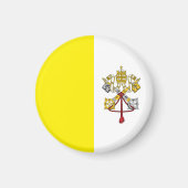 Vlag van Vaticaanstad Magneet (Voorkant)