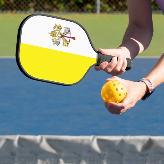 Vlag van Vaticaanstad Pickleball Paddle (Insitu)