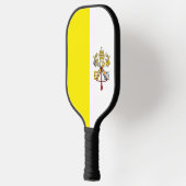 Vlag van Vaticaanstad Pickleball Paddle (Links)
