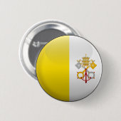 Vlag van Vaticaanstad Ronde Button 5,7 Cm (Voorkant /achterkant)