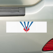 Vlag van Vaughan (Ontario, Canada) Bumpersticker (Op auto)