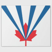 Vlag van Vaughan (Ontario, Canada) Cadeaupapier (Vlak)