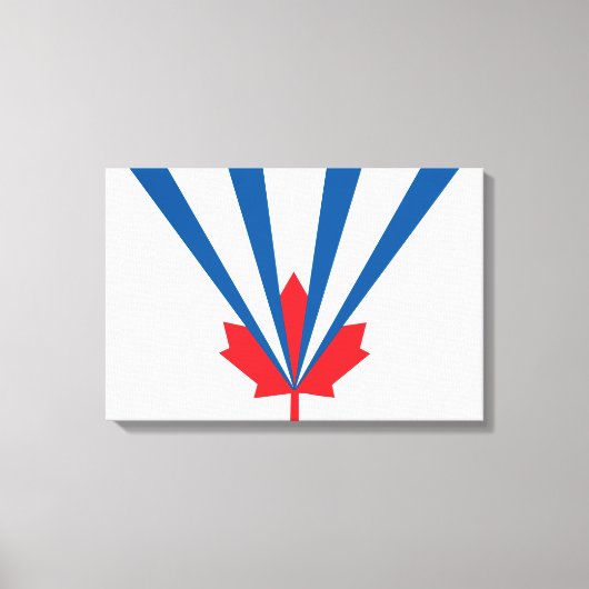 Vlag van Vaughan (Ontario, Canada) Canvas Afdruk (Voorkant)