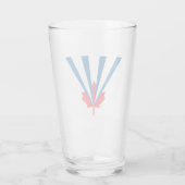 Vlag van Vaughan (Ontario, Canada) Glas (Achterkant)