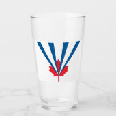 Vlag van Vaughan (Ontario, Canada) Glas (Voorkant)