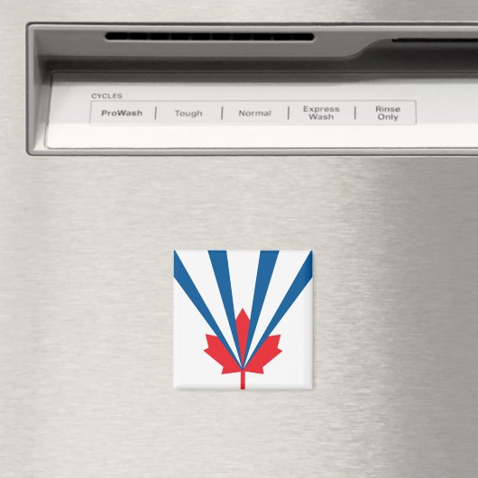 Vlag van Vaughan (Ontario, Canada) Magneet (Insitu (Vaatwasser))