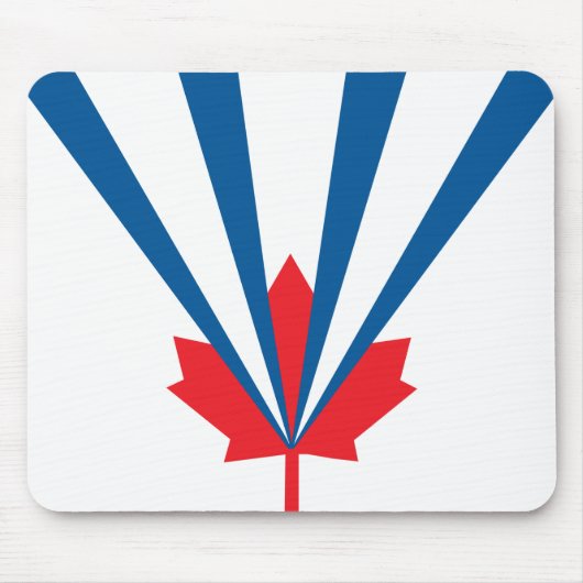 Vlag van Vaughan (Ontario, Canada) Muismat (Voorkant)