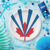 Vlag van Vaughan (Ontario, Canada) Papieren Bordje (Feest)