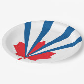 Vlag van Vaughan (Ontario, Canada) Papieren Bordje (Gekanteld)