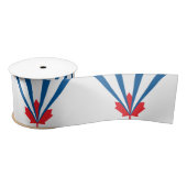 Vlag van Vaughan (Ontario, Canada) Satijnen Lint (Spoel)