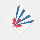 Vlag van Vaughan (Ontario, Canada) Servet (Hoek)