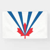 Vlag van Vaughan (Ontario, Canada) Spandoek (Horizontaal)