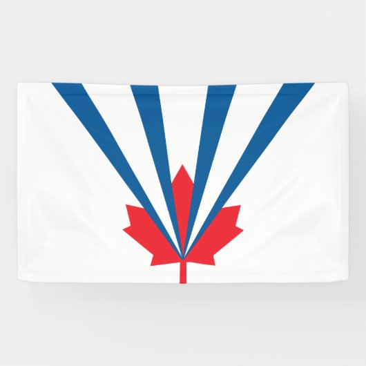 Vlag van Vaughan (Ontario, Canada) Spandoek (Horizontaal)