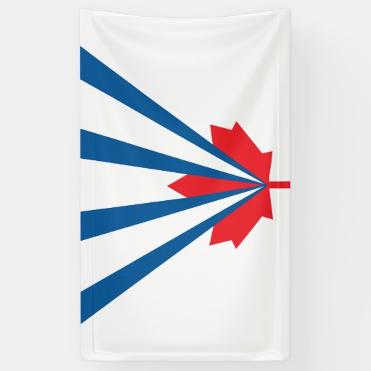 Vlag van Vaughan (Ontario, Canada) Spandoek (Verticaal)