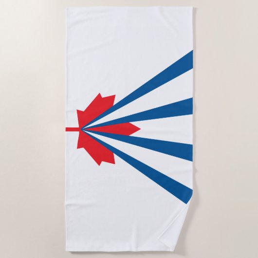 Vlag van Vaughan (Ontario, Canada) Strandlaken (Voorkant)