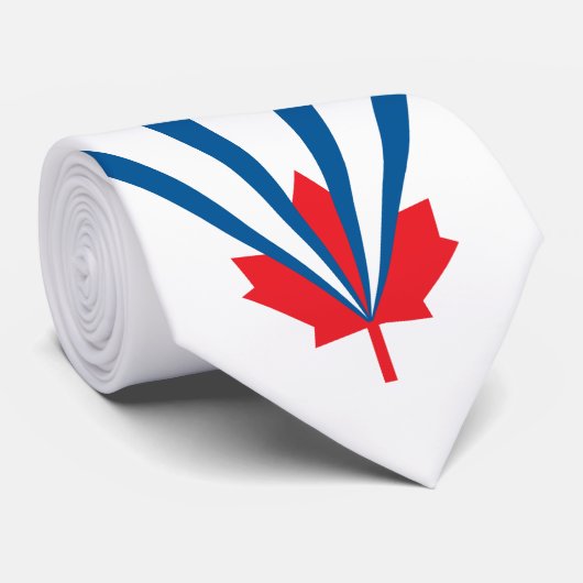 Vlag van Vaughan (Ontario, Canada) Stropdas (Opgerold)