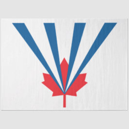 Vlag van Vaughan (Ontario, Canada) Tissuepapier