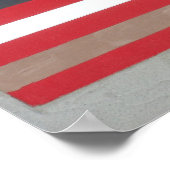 Vlag van vele kleuren poster (Hoek)