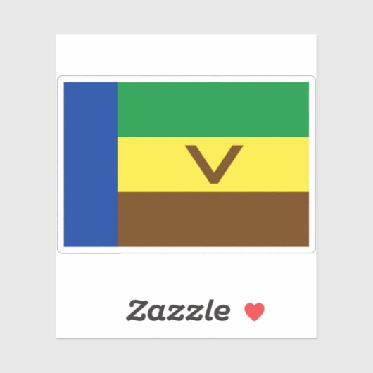 Vlag van Venda (1973-1994), Afrika Sticker (Vel)