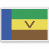 Vlag van Venda (1973-1994), Afrika Sticker (Voorkant)