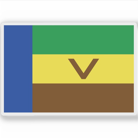 Vlag van Venda (1973-1994), Afrika Sticker (Voorkant)