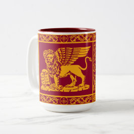 Vlag van Venetië Fotowallet Tweekleurige Koffiemok