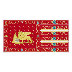 Vlag van Venetië, Italië (Venezia, Veneto, Italia) Perfect Poster