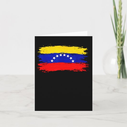 Vlag van Venezuela 2026 Libre Vrede Kaart (Voorkant)