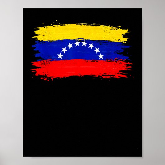 Vlag van Venezuela 2026 Libre Vrede Poster (Voorkant)