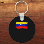 Vlag van Venezuela 2026 Libre Vrede Sleutelhanger (Voorkant)