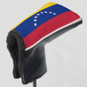 Vlag van Venezuela aangepaste golfputter headcover (3/4 voorkant)