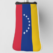 Vlag van Venezuela aangepaste golfputter headcover (Draai 90)