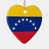 Vlag van Venezuela - Bandera Venezolana Keramisch Ornament (Rechts)