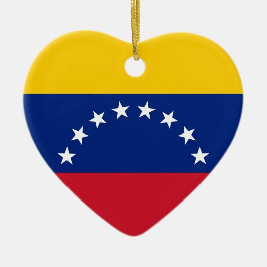 Vlag van Venezuela - Bandera Venezolana Keramisch Ornament (Voorkant)