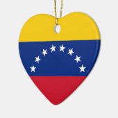 Vlag van Venezuela - Bandera Venezolana Keramisch Ornament (Links)