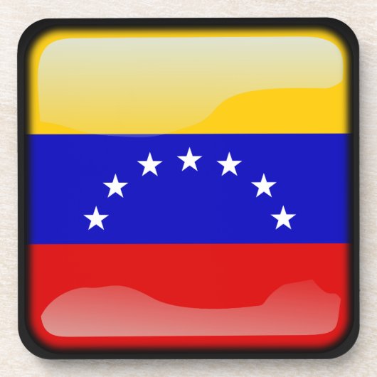 Vlag van Venezuela Bier Onderzetter (Voorkant)