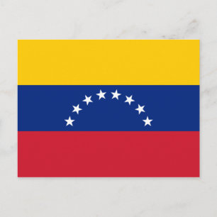 Vlag van Venezuela Briefkaart