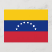 Vlag van Venezuela Briefkaart (Voorkant)