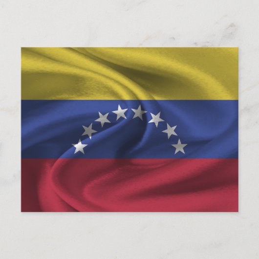 Vlag van Venezuela Briefkaart (Voorkant)