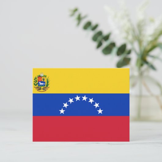 Vlag van Venezuela Briefkaart (Staand voorkant)