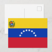 Vlag van Venezuela Briefkaart (Voorkant / Achterkant)