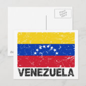  vlag van Venezuela Briefkaart (Voorkant / Achterkant)