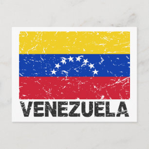  vlag van Venezuela Briefkaart