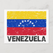  vlag van Venezuela Briefkaart (Voorkant)