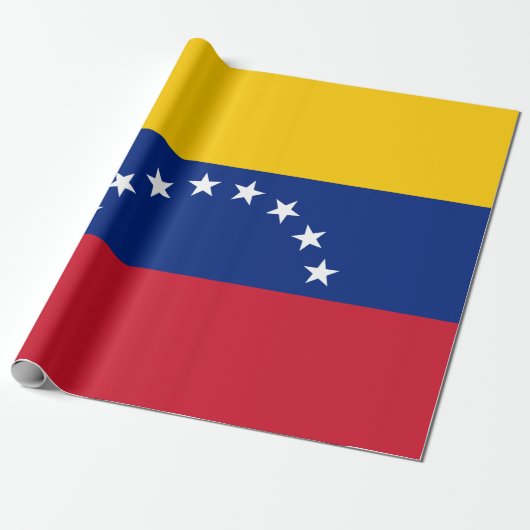 Vlag van Venezuela Cadeaupapier (Uitgerold)
