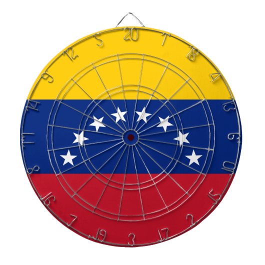 Vlag van Venezuela Dartbord (Voorkant)