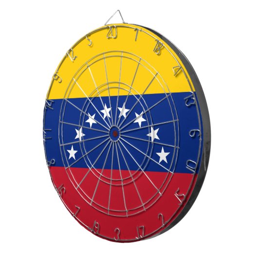 Vlag van Venezuela Dartbord (Voorkant Rechts)